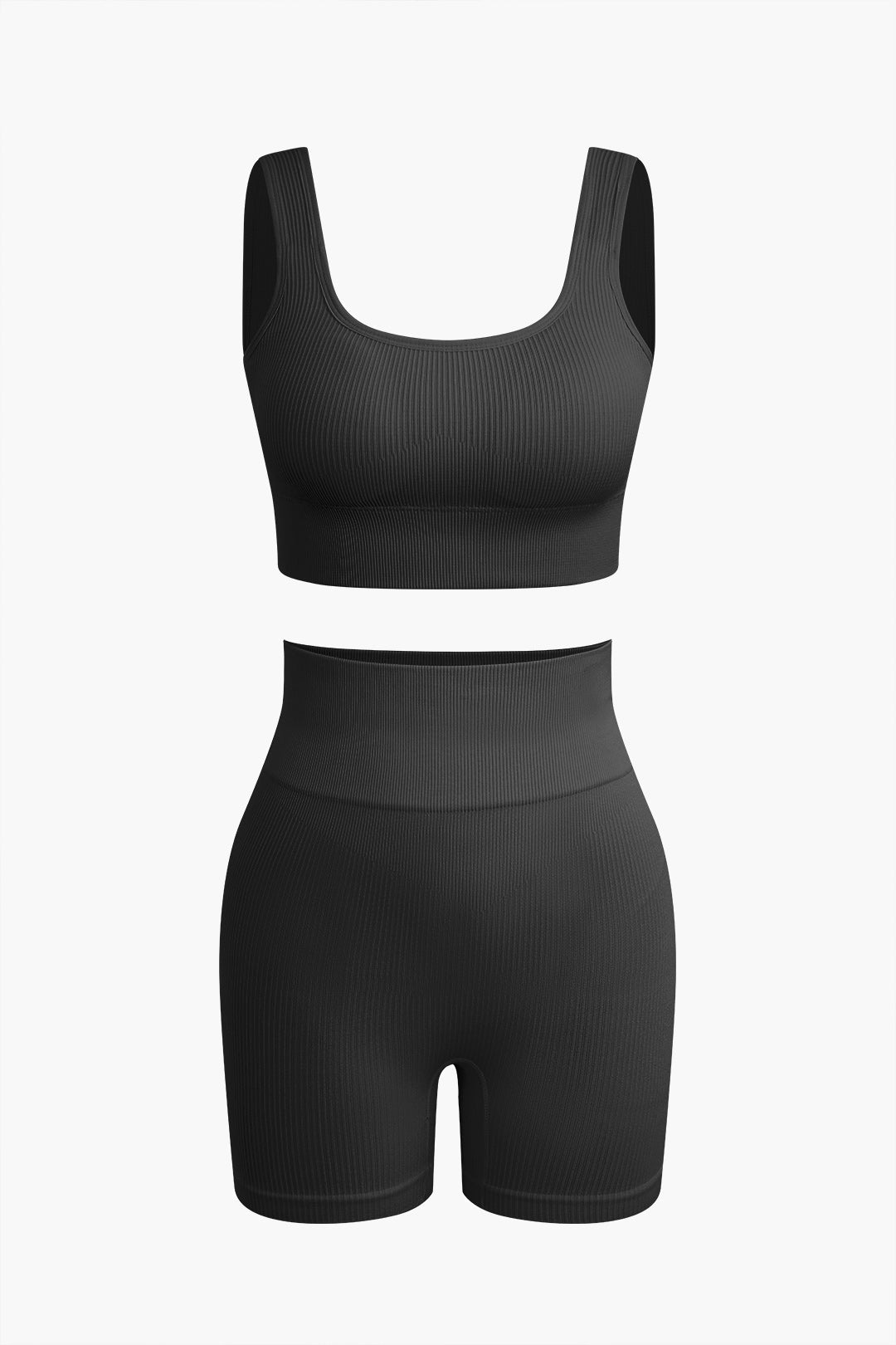 Basic Yoga Tank Top and Shorts Set