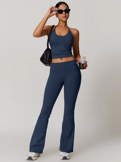 Chloè Lace Up Active Pants Set