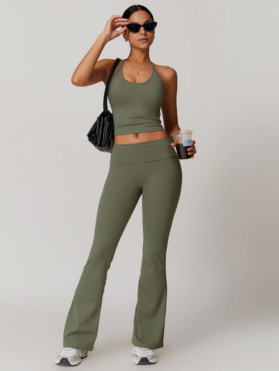 Chloè Lace Up Active Pants Set