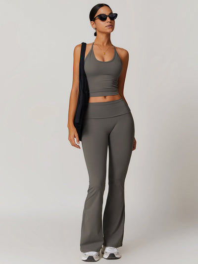 Chloè Lace Up Active Pants Set