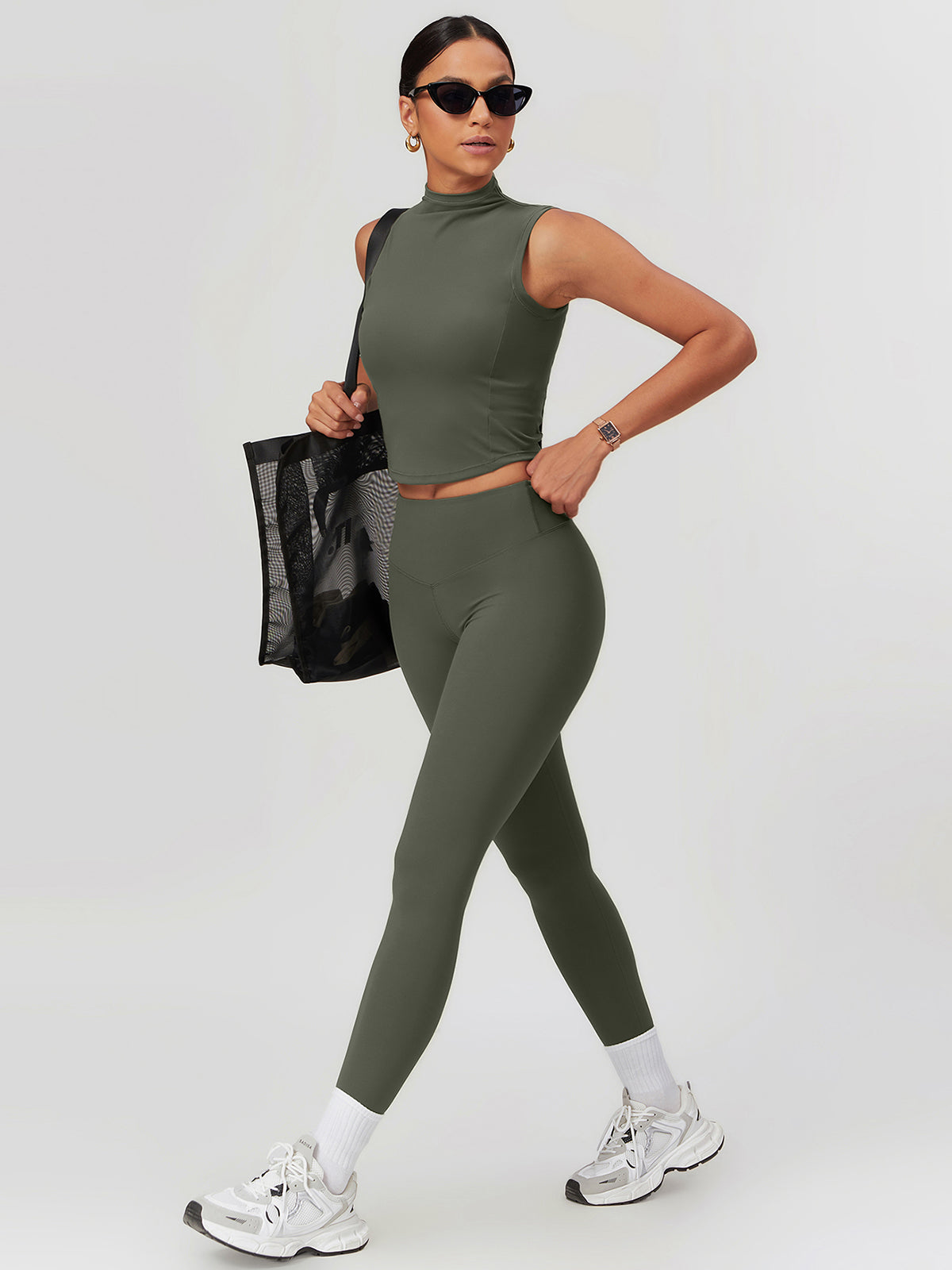 Myra Tight Waist Active Top