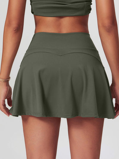 Alyssa High-Waist A-Line Active Skirt