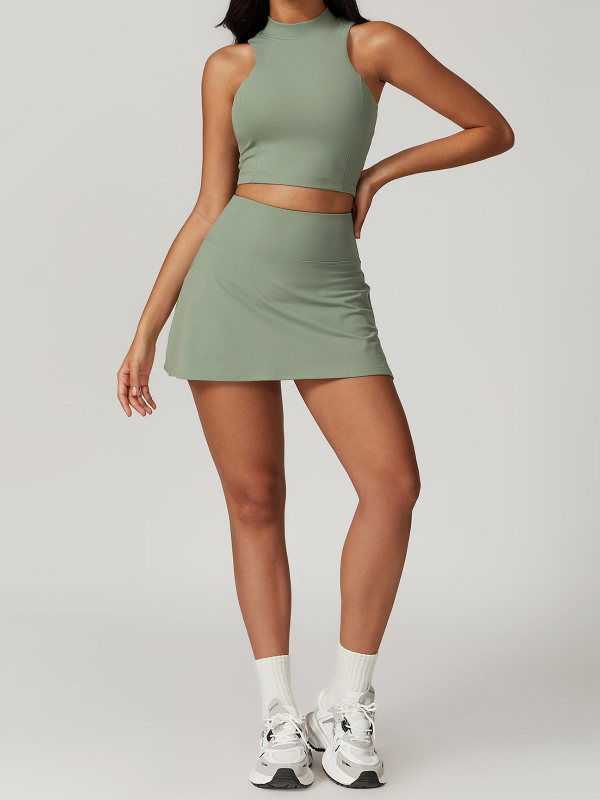 Alina Slim Fit Active Mini Skirt