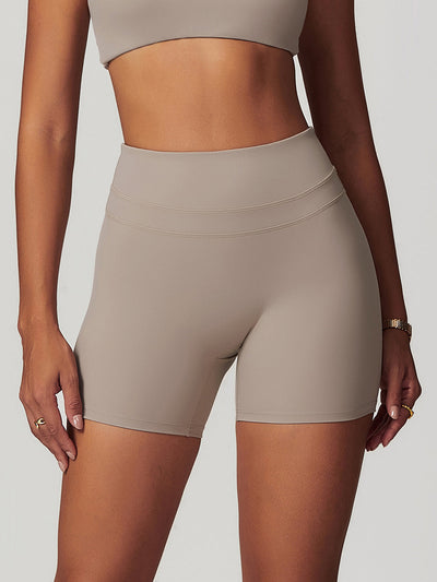 Fade High-Waist Skinny Active Shorts