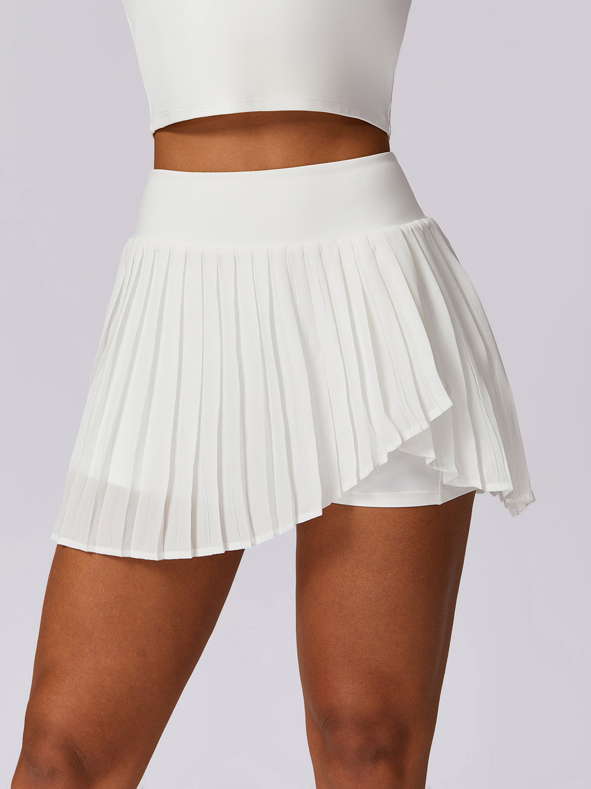 Kylie Pleated Pockets Active Skirt