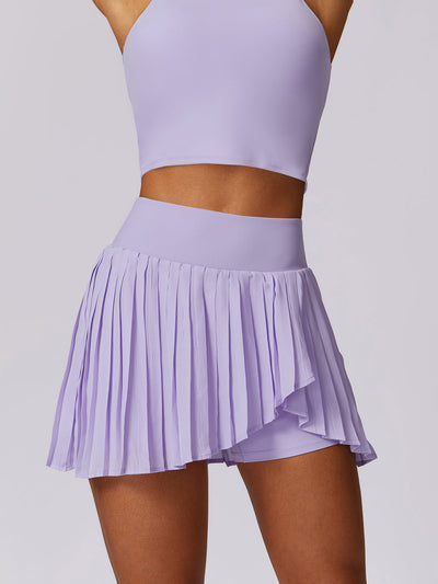 Kylie Pleated Pockets Active Skirt