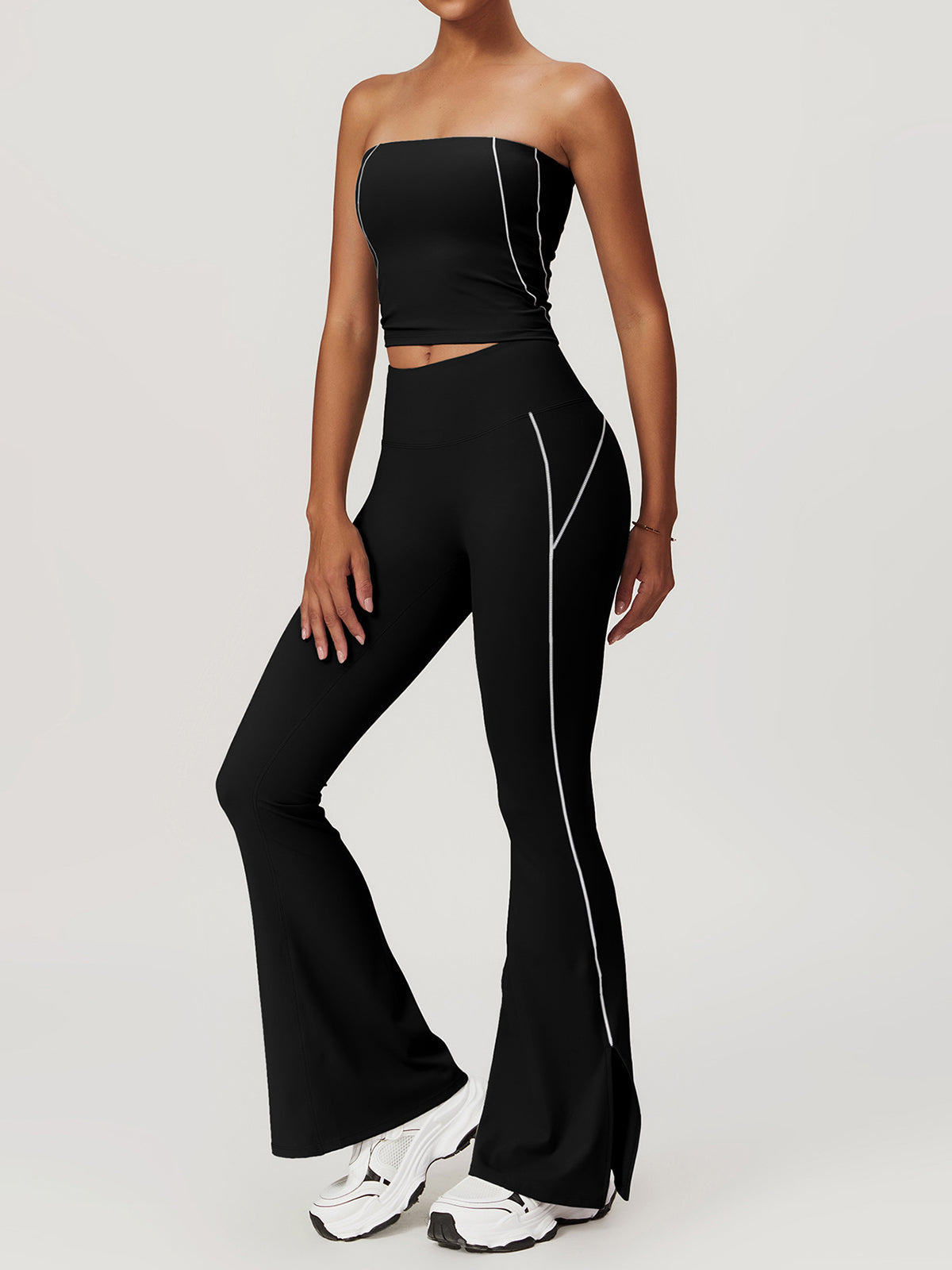 Eva High Waist Hip-Lifting Flare Leggings