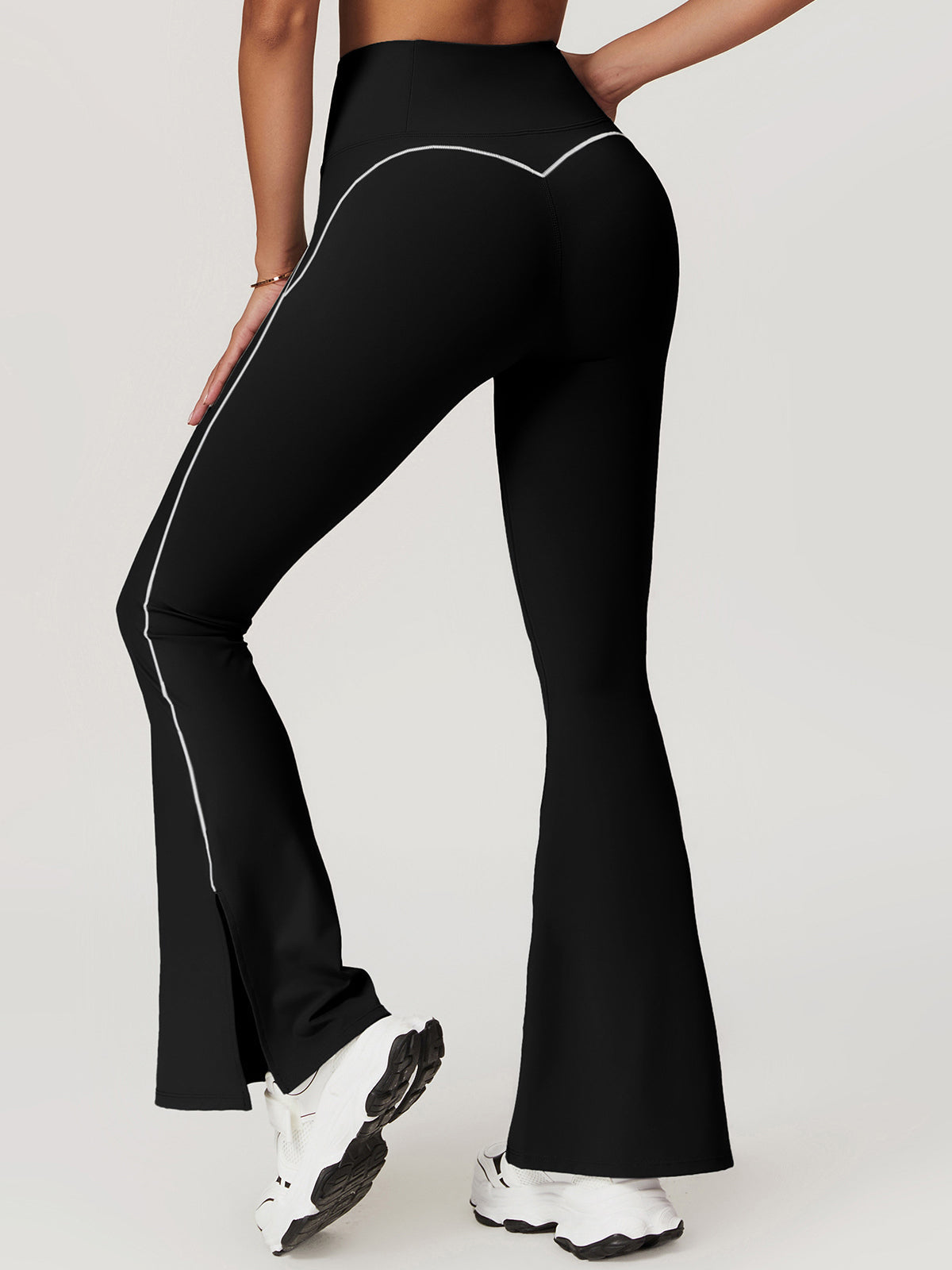 Eva High Waist Hip-Lifting Flare Leggings