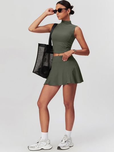 Alyssa High-Waist A-Line Active Skirt