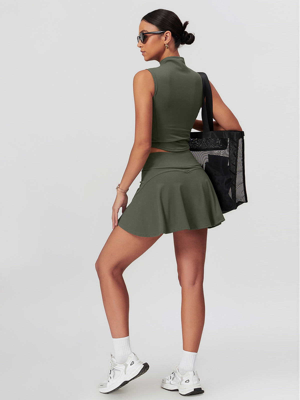 Alyssa High-Waist A-Line Active Skirt