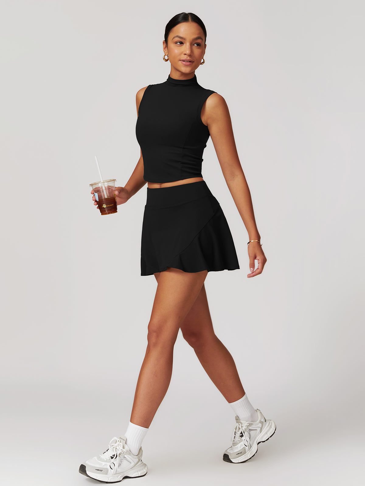 Alyssa High-Waist A-Line Active Skirt