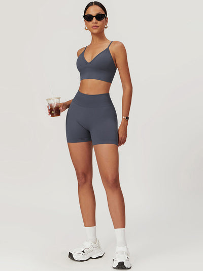 Luna Hip-Lifting Yoga Shorts Set